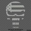 American Flag: Punisher Skull Patriotic Vinyl Decal - S4S Designs