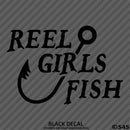 Reel Girls Fish Hook Vinyl Decal - S4S Designs