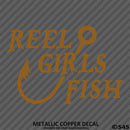 Reel Girls Fish Hook Vinyl Decal - S4S Designs