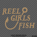 Reel Girls Fish Hook Vinyl Decal - S4S Designs