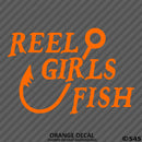 Reel Girls Fish Hook Vinyl Decal - S4S Designs
