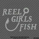 Reel Girls Fish Hook Vinyl Decal - S4S Designs