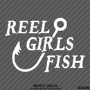 Reel Girls Fish Hook Vinyl Decal - S4S Designs