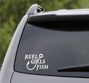 Reel Girls Fish Hook Vinyl Decal - S4S Designs