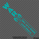WAR Ram And More Club Vinyl Decal Style 1