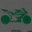 Sport Bike Motorcycle Silhouette Vinyl Decal - S4S Designs