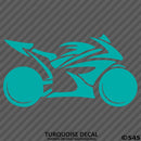 Sport Bike Motorcycle Silhouette Vinyl Decal - S4S Designs