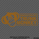 Protected By Trunk Monkey Funny Vinyl Decal Version 2 - S4S Designs