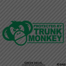 Protected By Trunk Monkey Funny Vinyl Decal Version 2 - S4S Designs