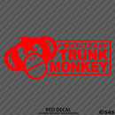 Protected By Trunk Monkey Funny Vinyl Decal Version 2 - S4S Designs