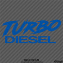 Turbo Diesel Automotive Vinyl Decal