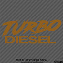 Turbo Diesel Automotive Vinyl Decal