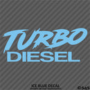 Turbo Diesel Automotive Vinyl Decal