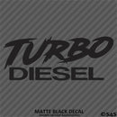 Turbo Diesel Automotive Vinyl Decal