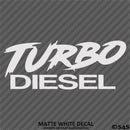 Turbo Diesel Automotive Vinyl Decal