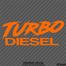 Turbo Diesel Automotive Vinyl Decal