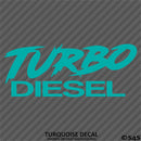 Turbo Diesel Automotive Vinyl Decal