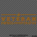 Business Decal: "Veteran Owned and Operated" Vinyl Decal - S4S Designs