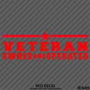 Business Decal: "Veteran Owned and Operated" Vinyl Decal - S4S Designs