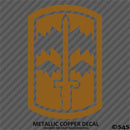 171st Infantry Brigade US Army Military Vinyl Decal