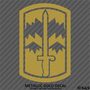171st Infantry Brigade US Army Military Vinyl Decal