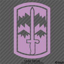 171st Infantry Brigade US Army Military Vinyl Decal