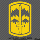 171st Infantry Brigade US Army Military Vinyl Decal