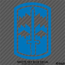 171st Infantry Brigade US Army Military Vinyl Decal