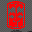 171st Infantry Brigade US Army Military Vinyl Decal