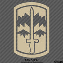 171st Infantry Brigade US Army Military Vinyl Decal