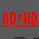 ADHD Funny Parody Vinyl Decal