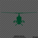AH1 Cobra Attack Helicopter Front Silhouette Military Vinyl Decal