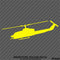 AH1 Cobra Attack Helicopter Silhouette Military Vinyl Decal
