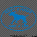 Adopt A Friend Save A Life Puppy Dog Vinyl Decal