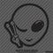Alien Peace Funny Area 51 Outer Space Vinyl Decal