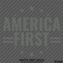 America First Patriotic MAGA Vinyl Decal