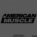 American Muscle Classic Car Show Vinyl Decal