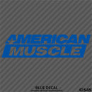 American Muscle Classic Car Show Vinyl Decal