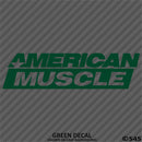 American Muscle Classic Car Show Vinyl Decal