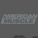 American Muscle Classic Car Show Vinyl Decal