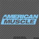 American Muscle Classic Car Show Vinyl Decal