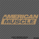 American Muscle Classic Car Show Vinyl Decal