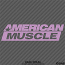 American Muscle Classic Car Show Vinyl Decal