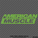 American Muscle Classic Car Show Vinyl Decal