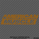 American Muscle Classic Car Show Vinyl Decal