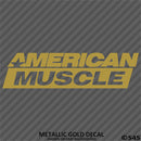 American Muscle Classic Car Show Vinyl Decal