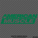 American Muscle Classic Car Show Vinyl Decal