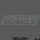 American Muscle Classic Car Show Vinyl Decal
