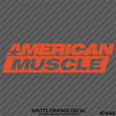 American Muscle Classic Car Show Vinyl Decal