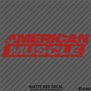 American Muscle Classic Car Show Vinyl Decal